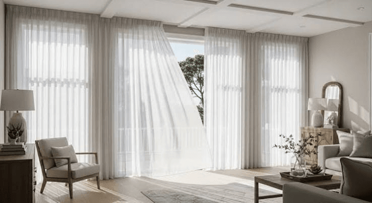 Adan Curtains sheer curtain installation